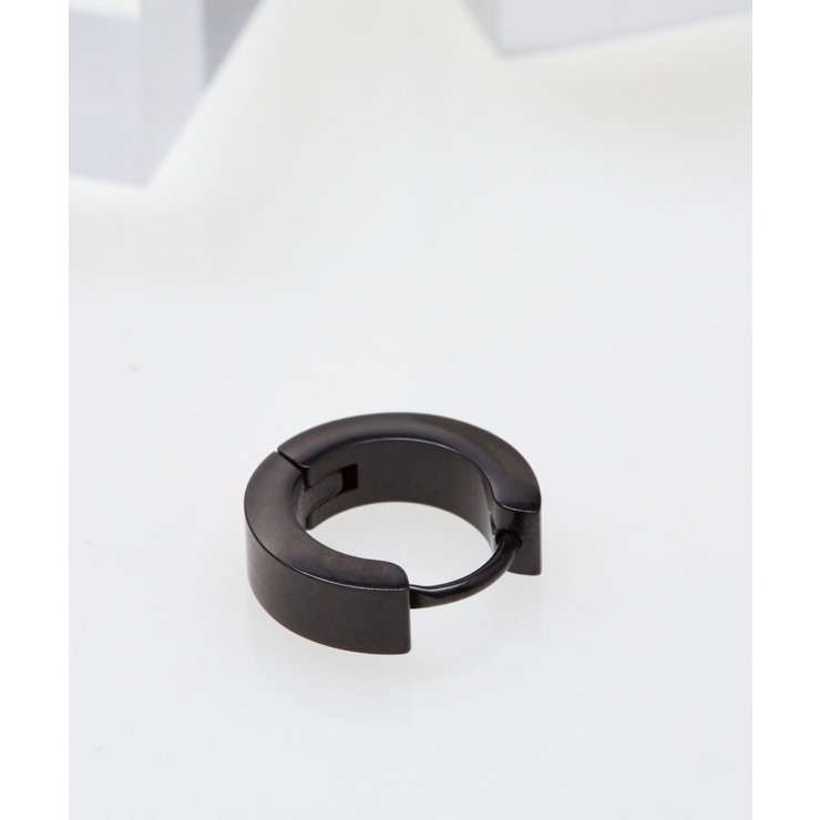 サージカル ステンレス フラット フープピアス(UNISEX) | earyear | 詳細画像24 