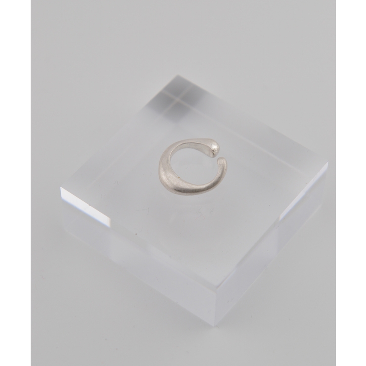 変形フープーマットシルバー | メタルフープ片耳イヤーカフ | earyear