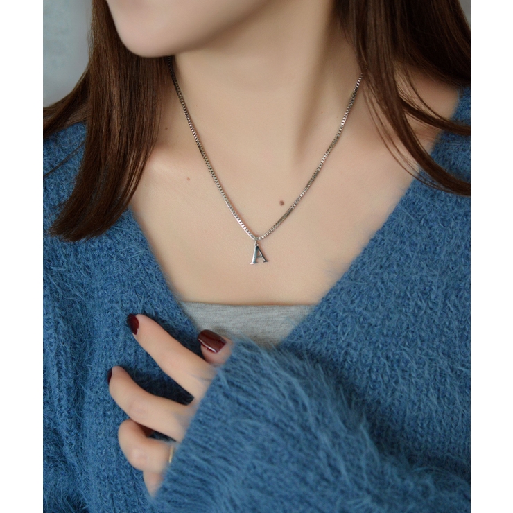 ブロックレター イニシャル チャーム ネックレス Stainless 316L | earyear | 詳細画像63 