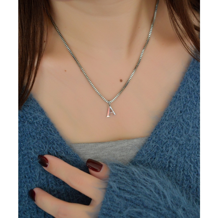 ブロックレター イニシャル チャーム ネックレス Stainless 316L | earyear | 詳細画像64 