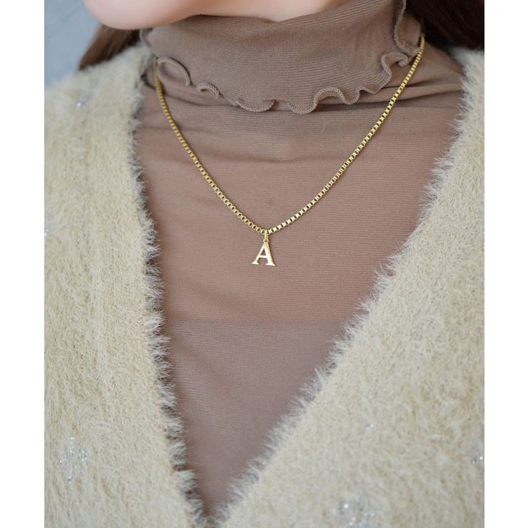 ブロックレター イニシャル チャーム ネックレス Stainless 316L | earyear | 詳細画像68 