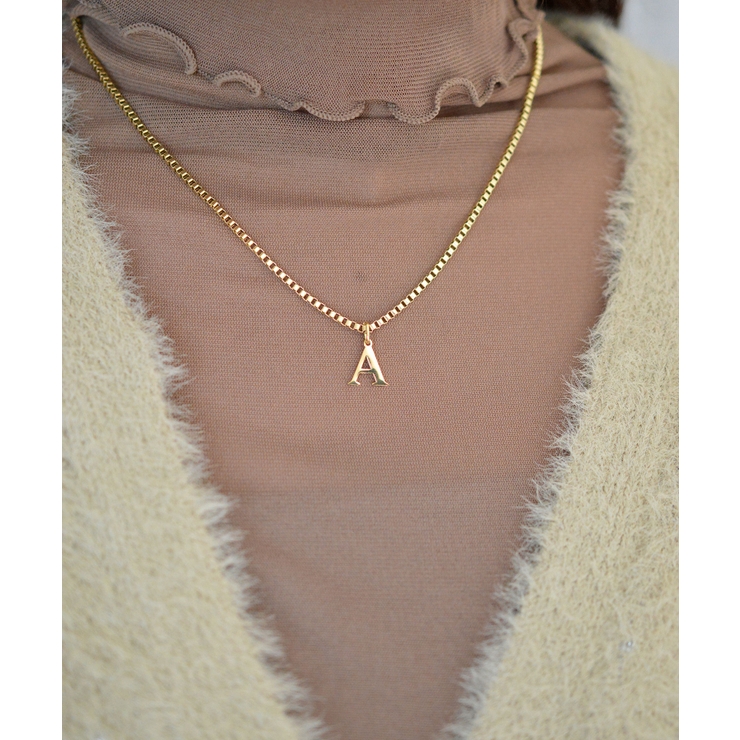 ブロックレター イニシャル チャーム ネックレス Stainless 316L | earyear | 詳細画像69 