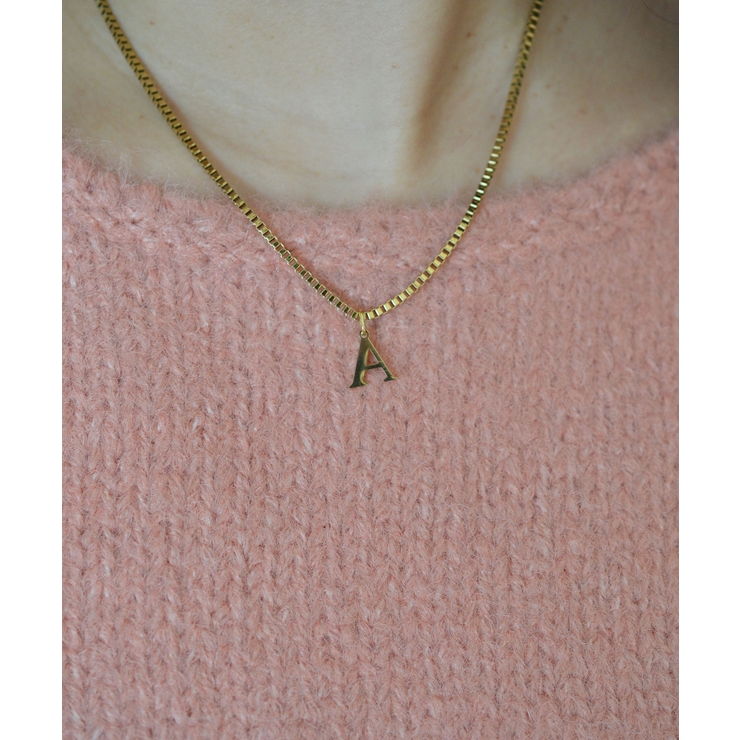 ブロックレター イニシャル チャーム ネックレス Stainless 316L | earyear | 詳細画像71 