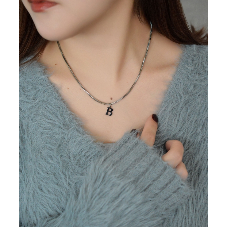 ブロックレター イニシャル チャーム ネックレス Stainless 316L | earyear | 詳細画像72 