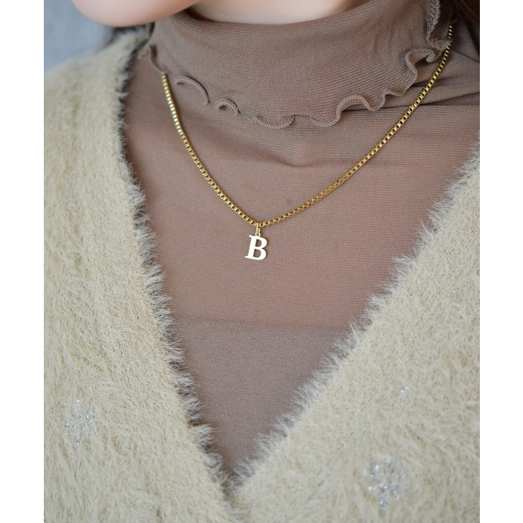 ブロックレター イニシャル チャーム ネックレス Stainless 316L | earyear | 詳細画像74 