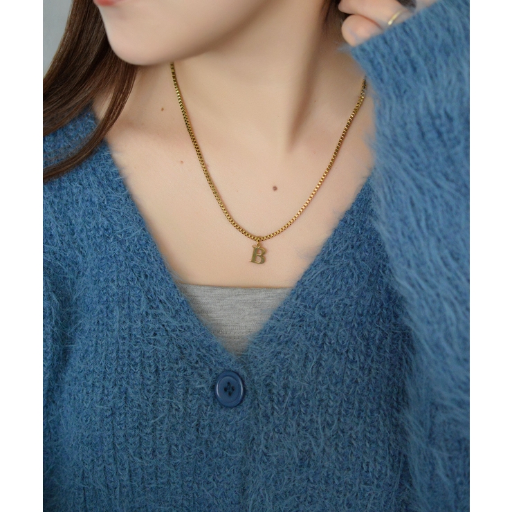 ブロックレター イニシャル チャーム ネックレス Stainless 316L | earyear | 詳細画像76 