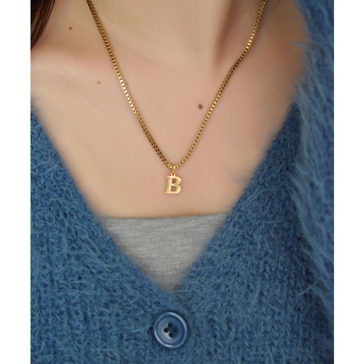 ブロックレター イニシャル チャーム ネックレス Stainless 316L | earyear | 詳細画像77 