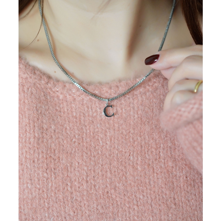ブロックレター イニシャル チャーム ネックレス Stainless 316L | earyear | 詳細画像79 