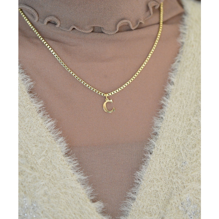 ブロックレター イニシャル チャーム ネックレス Stainless 316L | earyear | 詳細画像81 