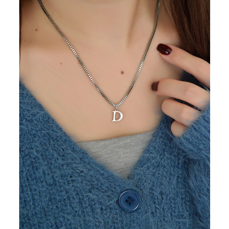ブロックレター イニシャル チャーム ネックレス Stainless 316L | earyear | 詳細画像83 