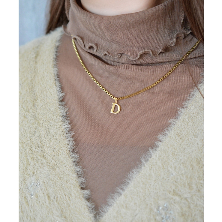 ブロックレター イニシャル チャーム ネックレス Stainless 316L | earyear | 詳細画像85 