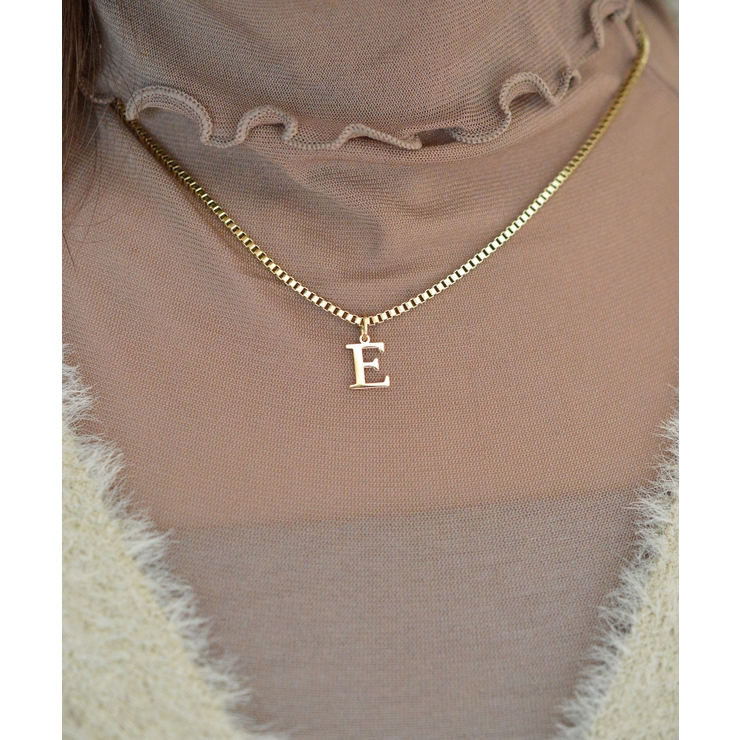ブロックレター イニシャル チャーム ネックレス Stainless 316L | earyear | 詳細画像93 