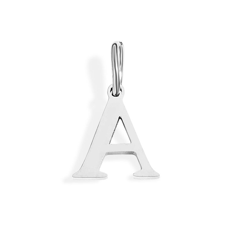 ブロックレター イニシャル チャーム Stainless 316L | earyear | 詳細画像1 