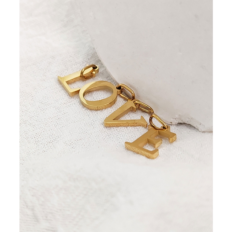 ブロックレター イニシャル チャーム Stainless 316L | earyear | 詳細画像53 