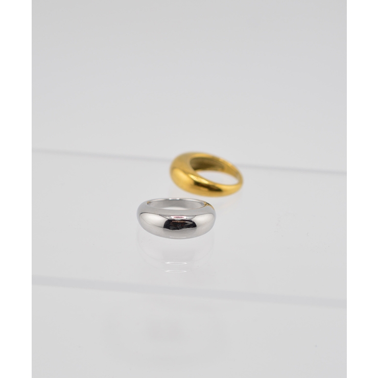 Luna Dome design peti Volume Ring | earyear | 詳細画像11 