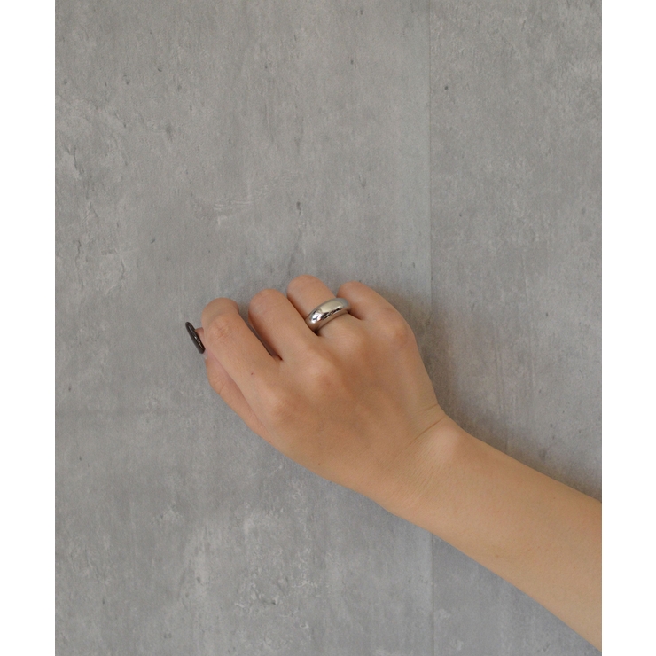Luna Dome design peti Volume Ring | earyear | 詳細画像2 