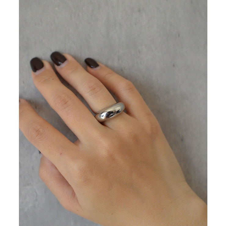 Luna Dome design peti Volume Ring | earyear | 詳細画像3 