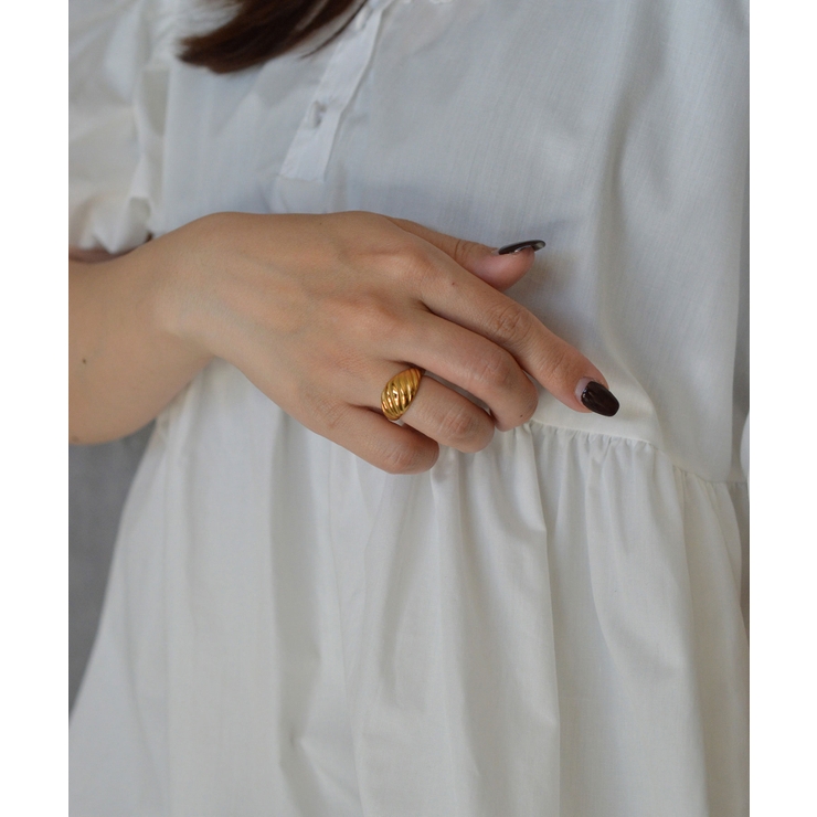 Petite Croissant Ring Stainless 316L | earyear | 詳細画像2 