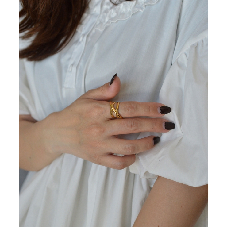 Crossover Ring Stainless 316L | earyear | 詳細画像3 