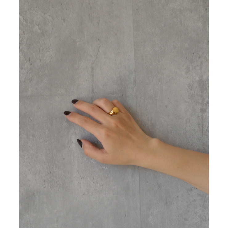 Oval Crest Ring Stainless 316L | earyear | 詳細画像9 