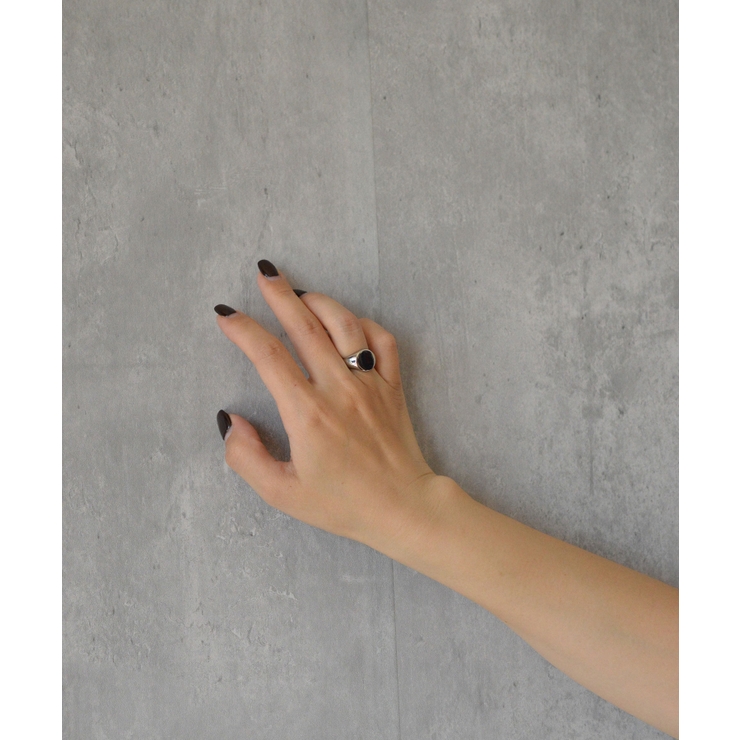 Oval Crest Ring Stainless 316L | earyear | 詳細画像5 