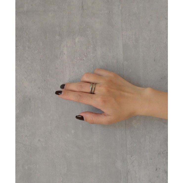 Layered Line Ring Stainless 316L | earyear | 詳細画像3 