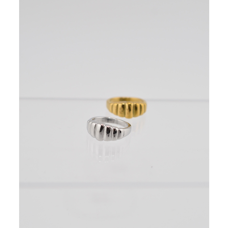 Ribbed Dome Ring Stainless 316L | earyear | 詳細画像10 
