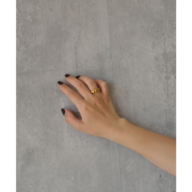 Ribbed Dome Ring Stainless 316L | earyear | 詳細画像3 