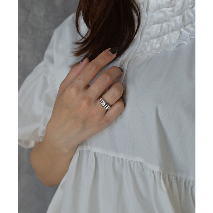 Ribbed Dome Ring Stainless 316L | earyear | 詳細画像6 