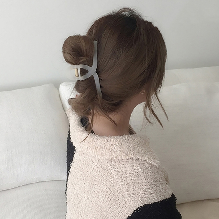 マットテクスチャーヘアクリップ【韓国ファッション】 | Girly Doll | 詳細画像5 