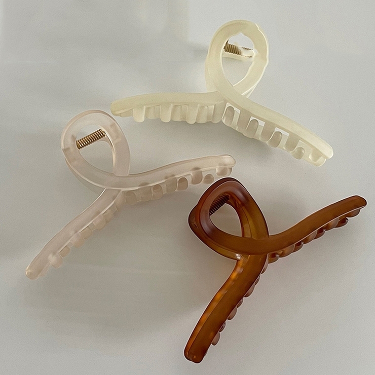 マットテクスチャーヘアクリップ【韓国ファッション】 | Girly Doll | 詳細画像7 