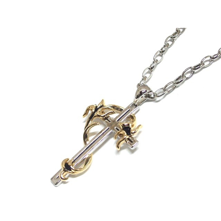 炎のクロスネックレス 十字架 ロック 品番 Ecla0000119 Eight Channel エイトチャンエル のメンズファッション通販 Shoplist ショップリスト