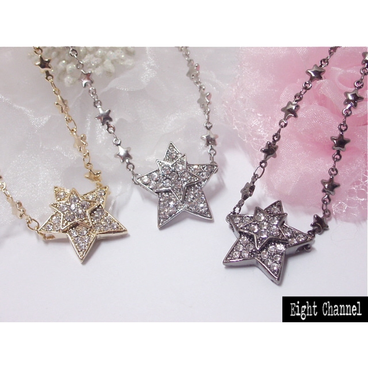 ラインストーン星ネックレス スター Star 品番 Ecla Eight Channel エイトチャンエル のメンズファッション通販 Shoplist ショップリスト