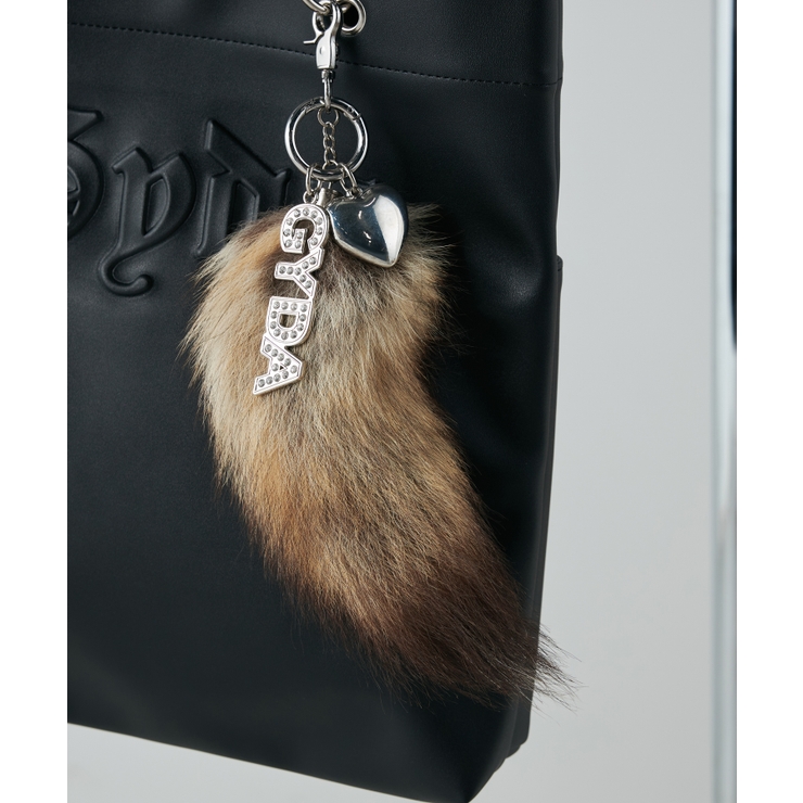 ブラウン | GYDA(ジェイダ)ファーチャーム ファーしっぽ GY-A391 | ELGAES