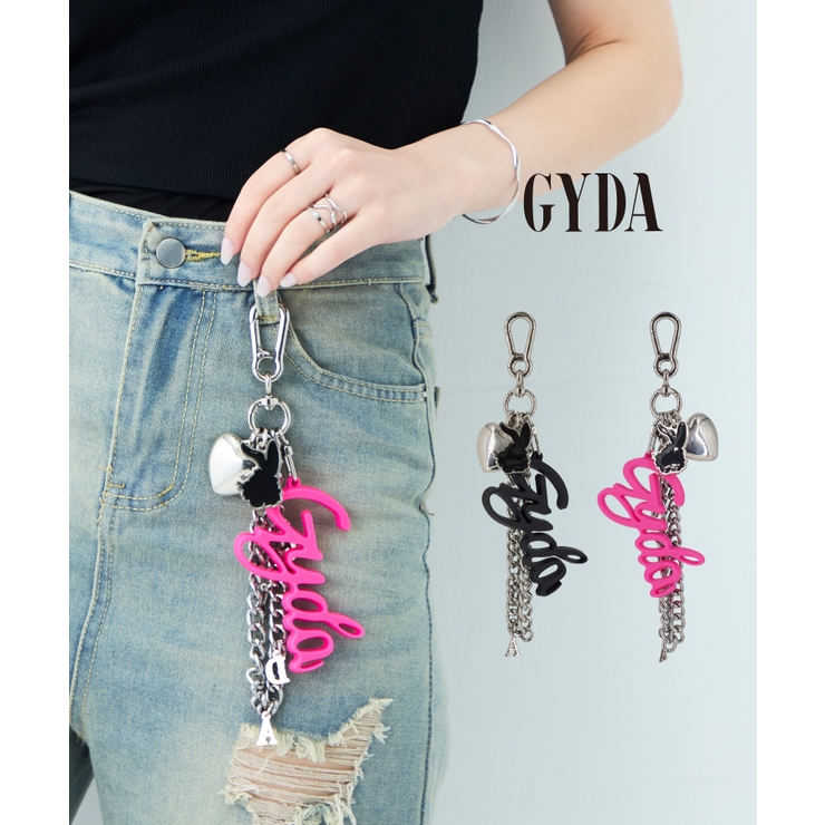 GYDA(ジェイダ)ビッグロゴチャーム 巾着付き GY-A392 | ELGAES | 詳細画像1 