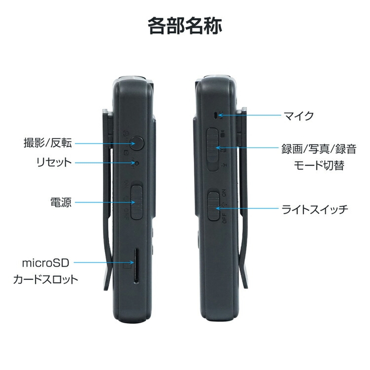 ミニカメラ 小型 ビデオカメラ | Emmmo | 詳細画像18 