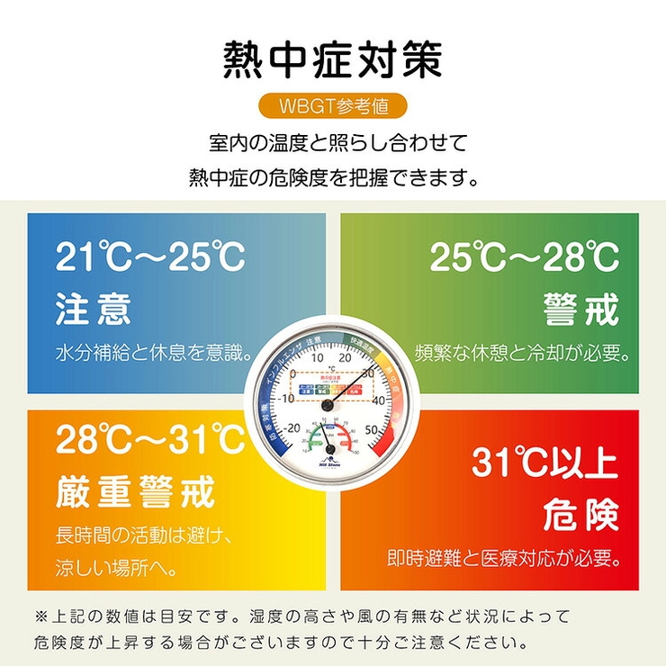 温湿度計 2個セット アナログ | Emmmo | 詳細画像7 