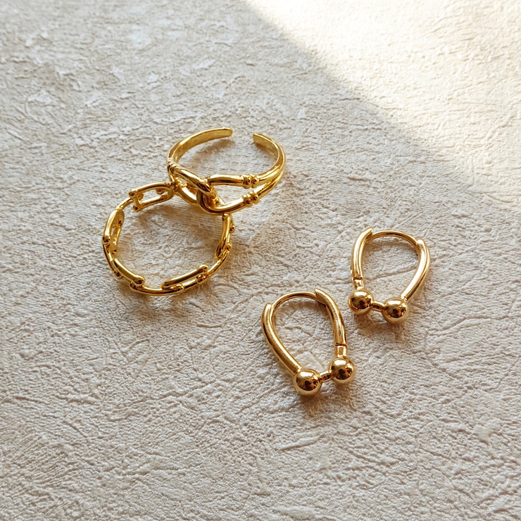 クラッキングピアス【ニッケルフリー】 | enjoueel  | 詳細画像3 