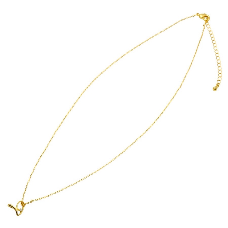 ホローハートネックレス【ニッケルフリー】 | enjoueel  | 詳細画像4 