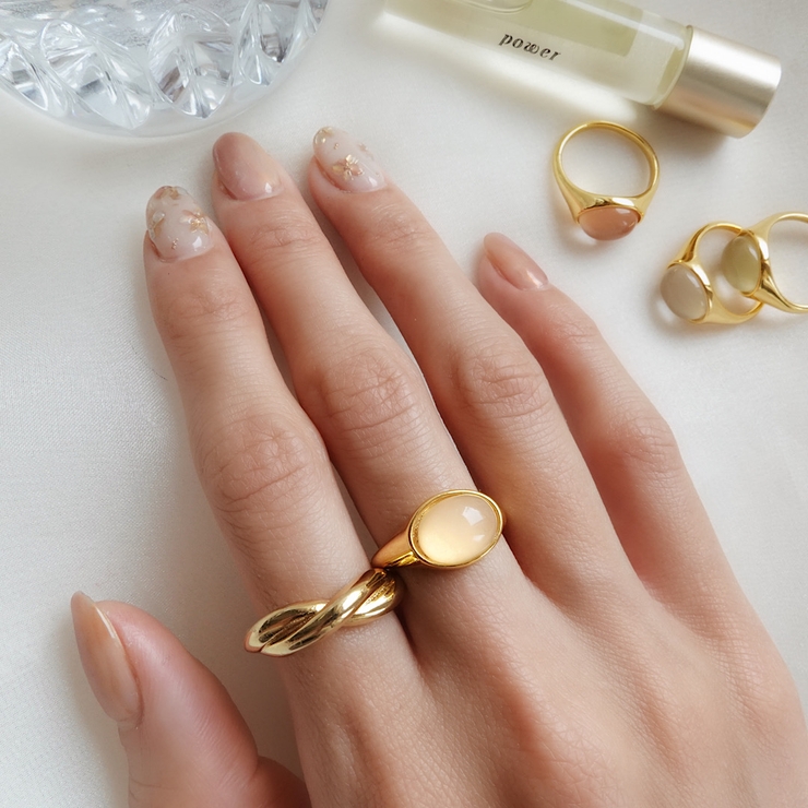 ジェリーカラーストーンリング | enjoueel  | 詳細画像6 