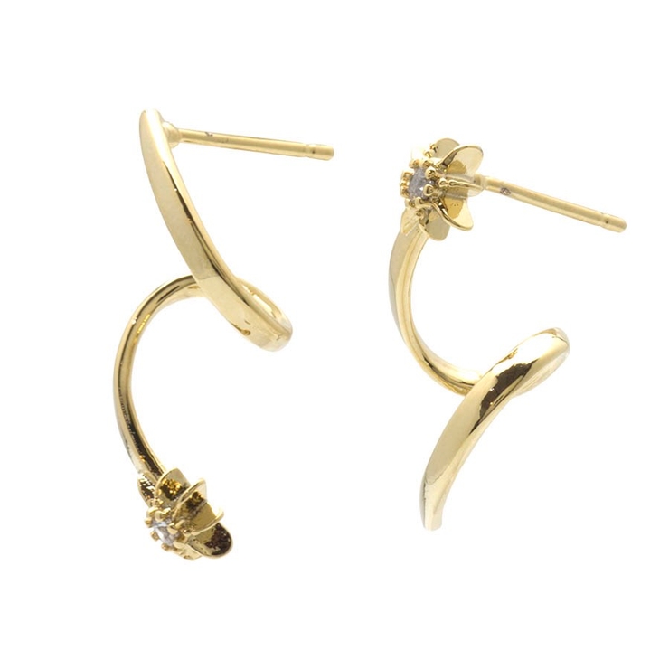 スパイラルシャインピアス【ニッケルフリー】 | enjoueel  | 詳細画像3 