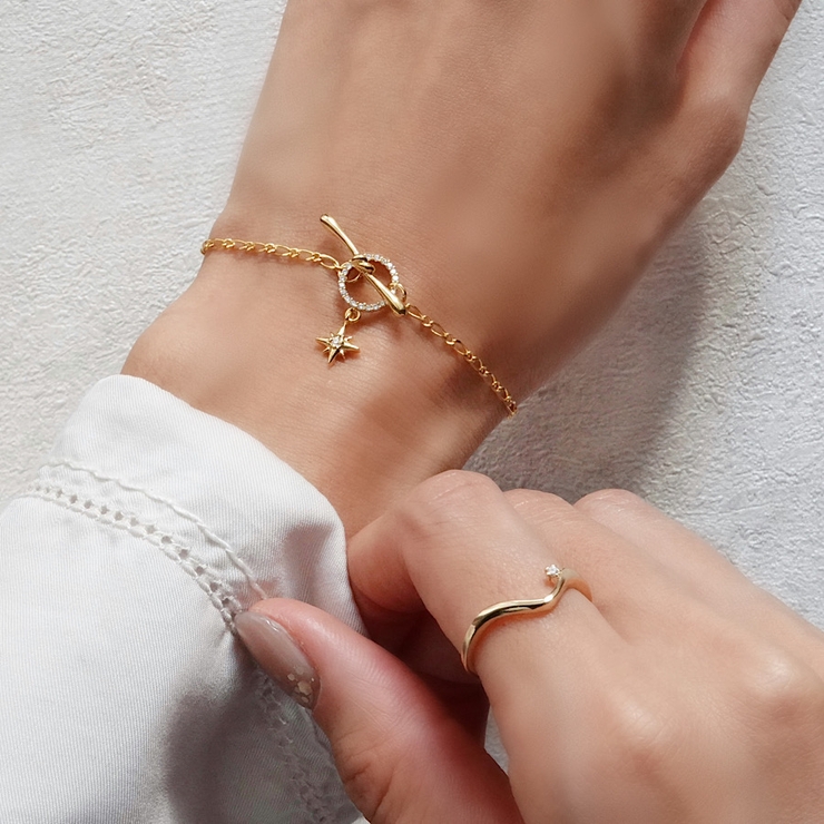 シャイニングマンテルブレスレット【ニッケルフリー】 | enjoueel  | 詳細画像2 