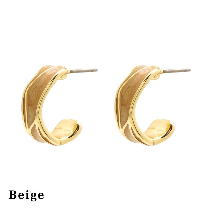 ニュアンスラインマーブルピアス【ニッケルフリー】 | enjoueel  | 詳細画像5 