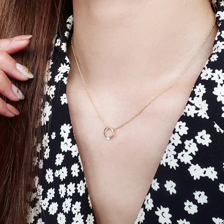 リングサンドネックレス ニッケルフリー 品番 Ejea Enjoueel アンジュエール のレディースファッション通販 Shoplist ショップリスト