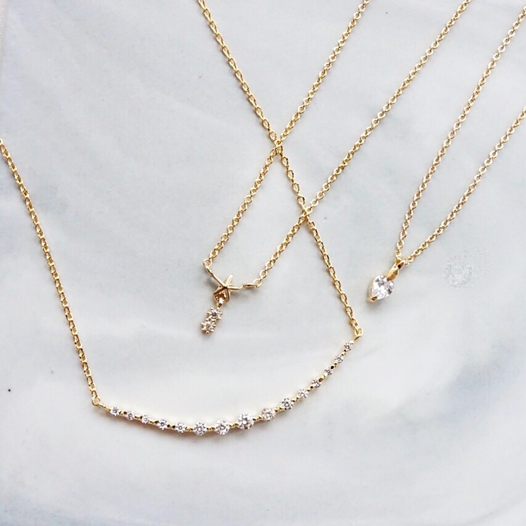 フィフティーンストーンネックレス【ニッケルフリー】 | enjoueel  | 詳細画像5 