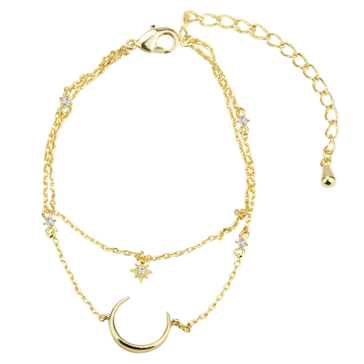 チャーム スター ＆ クレセントムーン チャーム レディース pandora