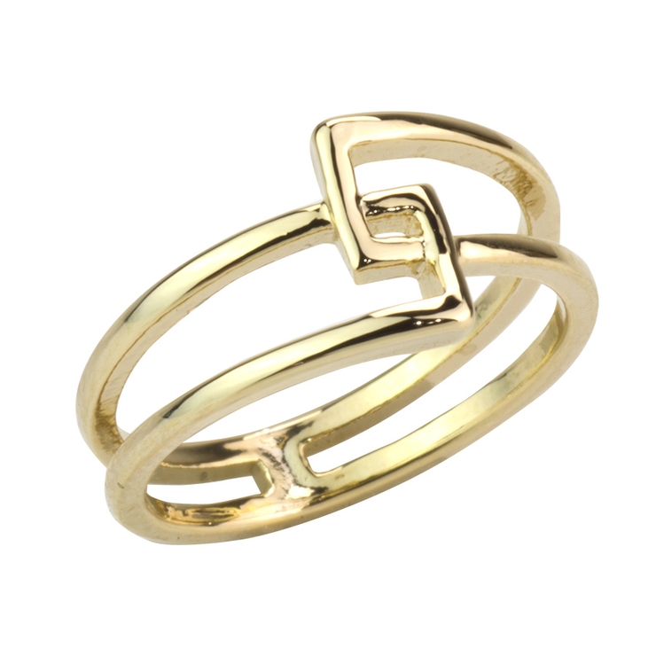 レクタングルクラッチピンキーリング | enjoueel  | 詳細画像2 