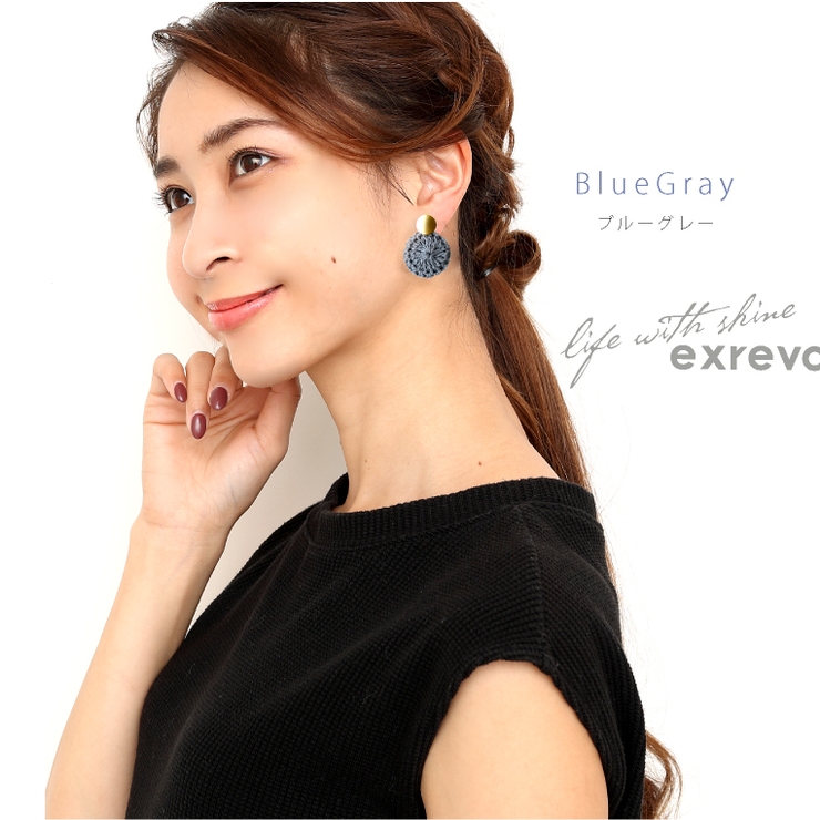 蜂 ピアス ニット ジュエリー 作家 ピアス ニット 冬[品番：EXRE0000414]｜exrevo（エクレボ）の