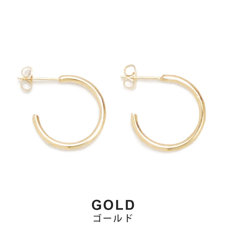 C型スリムフープステンレスピアス SUS サージカル | FACION | 詳細画像3 