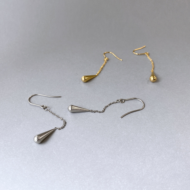 ドロップステンレスアメリカンピアス サージカルステンレス金属アレルギー | FACION | 詳細画像2 